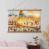 Westerne muur Jeruzalem Hangend Wandkleed (Slaapkamer)