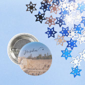 Westerne muur Jeruzalem Israel Ronde Button 3,2 Cm