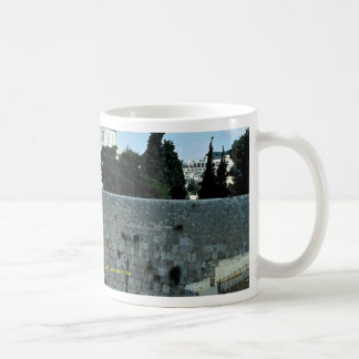 Westerne muur met Dome de Rock, Jerusalem, Isr Koffiemok
