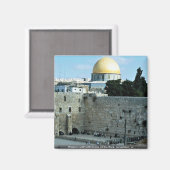 Westerne muur met Dome de Rock, Jerusalem, Isr Magneet (Voorkant / Achterkant)