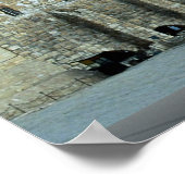 Westerne muur met Dome de Rock, Jerusalem, Isr Poster (Hoek)