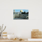 Westerne muur met Dome de Rock, Jerusalem, Isr Poster (Keuken)