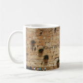 Westerne muur van Temple, Jeruzalem, mok Israël (Links)