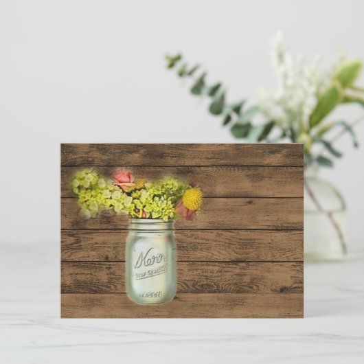 westerne natuurbloem kaart (Staand voorkant)