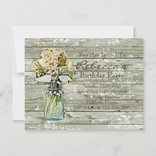 westerne natuurbloem kaart (Achterkant)