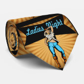 Westerne Necktie Cowgirl LAdies Night Stropdas (Opgerold)
