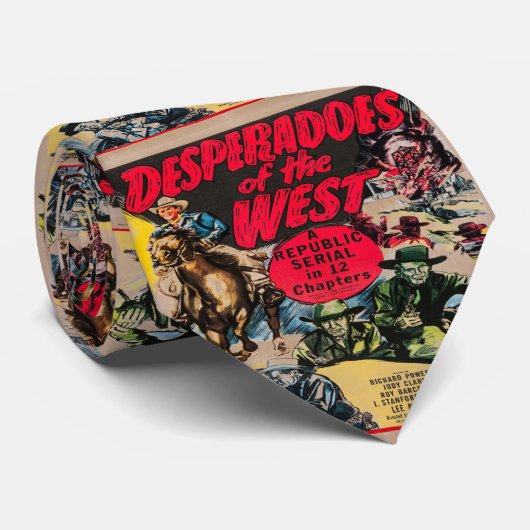 Westerne Necktie Desperados van de westerse film Stropdas (Opgerold)
