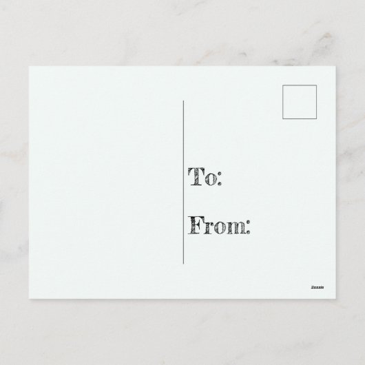 Westerne New York Post Kaart (Achterkant)