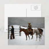 Westerne nostalgie briefkaart (Voorkant / Achterkant)