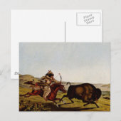 Westerne nostalgie briefkaart (Voorkant / Achterkant)