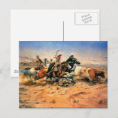 Westerne Nostalgie Briefkaart (Voorkant / Achterkant)