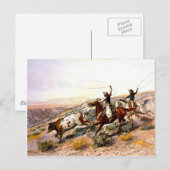 Westerne nostalgie briefkaart (Voorkant / Achterkant)