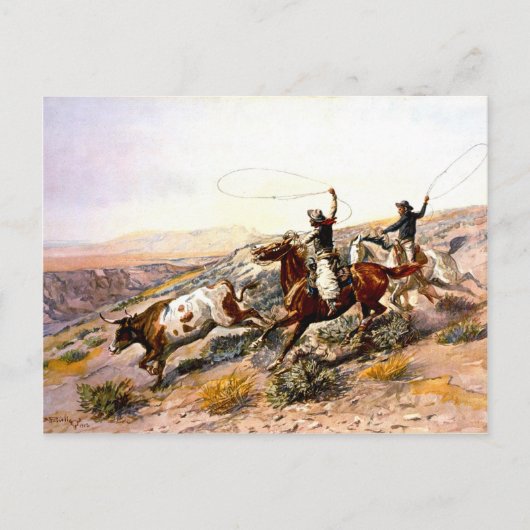 Westerne nostalgie briefkaart (Voorkant)