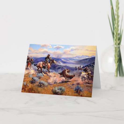 Westerne nostalgie kaart (Voorkant)