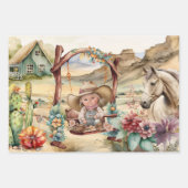 Westerne ontkoppeling - roodmeisje verlaten land inpakpapier vel (Voorkant)