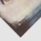 Westerne ontkoppeling van Barrel Racing Cowgirl Tissuepapier (Detail)