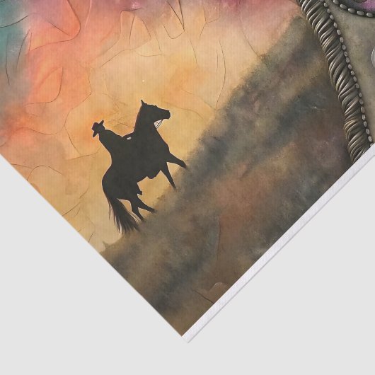 Westerne ontkoppeling van conchos tissuepapier (Detail)