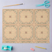 Westerne ontkoppeling van het Paisley Gold Bandana Tissuepapier (Craft)