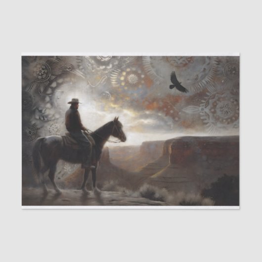 Westerne ontkoppeling van rijders tissuepapier (Voorkant)