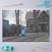 Westerne oude tijd tissuepapier (Craft)