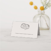 Westerne Paard Elegante Rustieke Country Wedding Plaatskaartje (Voorkant)