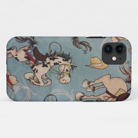 Westerne paarden Case-Mate iPhone case (Achterkant (horizontaal))
