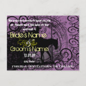 Westerne paarden met wervelingen Sla de Briefkaart (Achterkant)