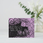 Westerne paarden met wervelingen Sla de Briefkaart (Staand voorkant)