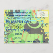 Westerne paarden met wervelingen Sla de Briefkaart (Achterkant)