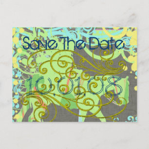 Westerne paarden met wervelingen Sla de Briefkaart