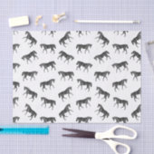  Westerne paarden Pattern Old Fashioned Horse Tissuepapier (Craft)