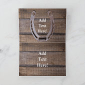 Westerne paardenbloemen Pet Lasso Bedankkaart (Binnen)