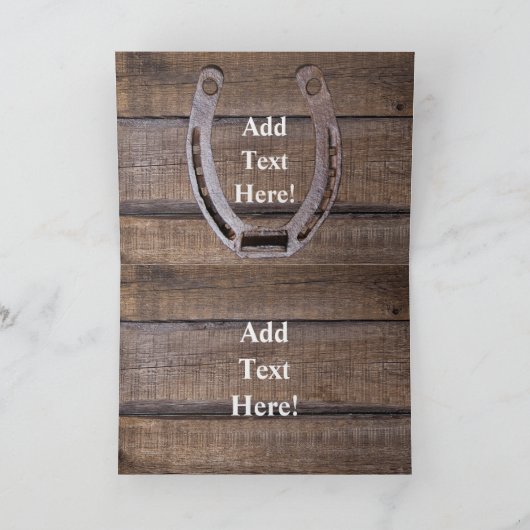 Westerne paardenbloemen Pet Lasso Bedankkaart (Binnen)