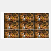 Westerne paardenbloemen Pet Lasso Labels (Vel)