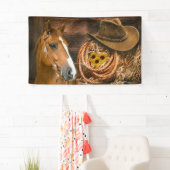Westerne paardenbloemen Pet Lasso Spandoek (Insitu)