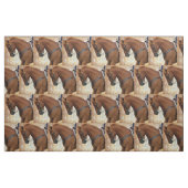 Westerne paardengrunge stof (Fat Quarter)