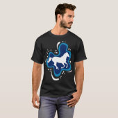 westerne paardenpekel t-shirt (Voorkant volledig)