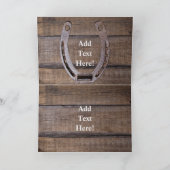 Westerne paarse cowboy Pet Lasso Sunflower Note Ca Notitiekaartje (Binnen)