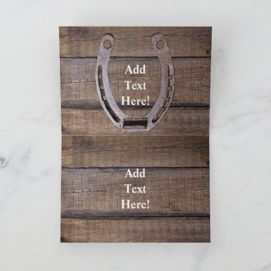 Westerne paarse cowboy Pet Lasso Sunflower Note Ca Notitiekaartje (Binnen)