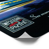 Westerne Pacific California Zephyr Vintage Poster (Hoek)