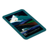 Westerne Pacific California Zephyr Vintage Poster Magneet (Rechterzijde)