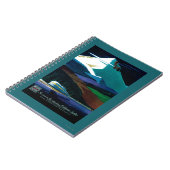 Westerne Pacific California Zephyr Vintage Poster Notitieboek (Linkerzijde)