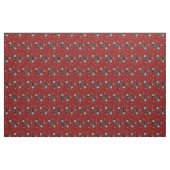 Westerne Paisley rode zwarte stof (Yard (91,4 cm))