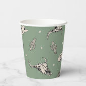 Westerne papieren bekers (Achterkant)