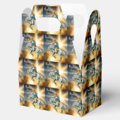 Westerne partij gunst of geschenkdoos Rodeo Bronc  Bedankdoosjes (Geopend)