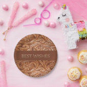 Westerne partij lederen print papier Borden Papieren Bordje (Feest)