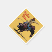 Westerne Partij Rodeo Events Napkins Servet (Hoek)
