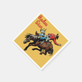 Westerne Partij Rodeo Events Napkins Servet (Hoek)