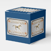 Westerne Party Favor Of Gift Box Champion Cowboy Bedankdoosjes (Voorkant Zijde)