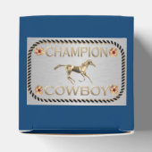 Westerne Party Favor Of Gift Box Champion Cowboy Bedankdoosjes (Bovenkant)